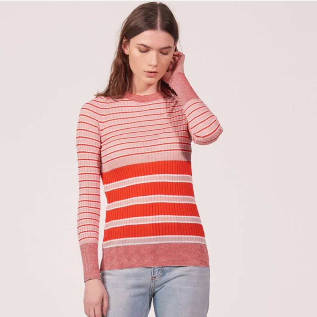 Nwot Sandro | Knitted Striped Sweater